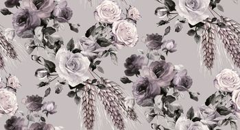 460410-复古手绘花卉沙发布华亿平台