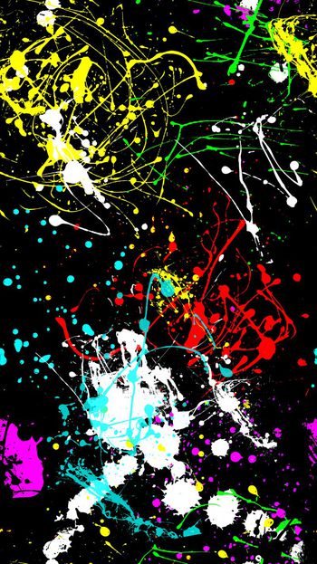 460417-彩色喷墨笔触喷溅女装铅笔裤衬衣男装