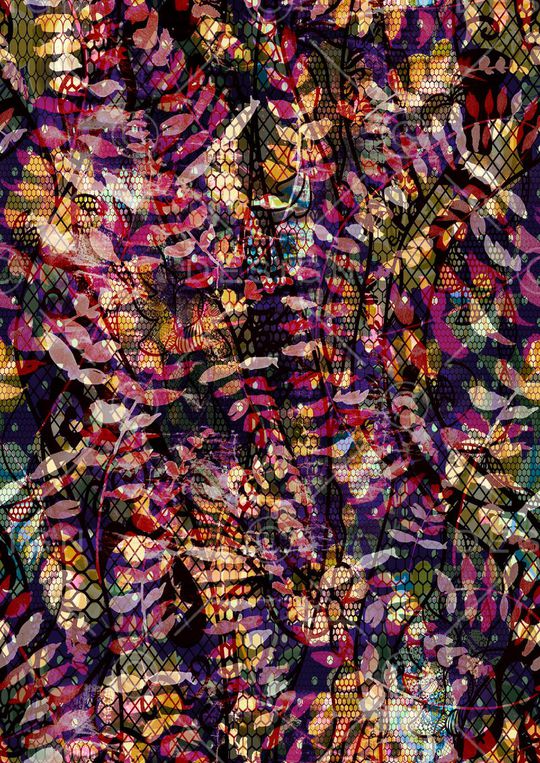 抽象印花华亿平台图片