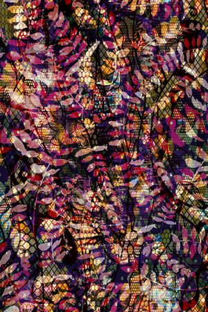 抽象印花华亿平台图片