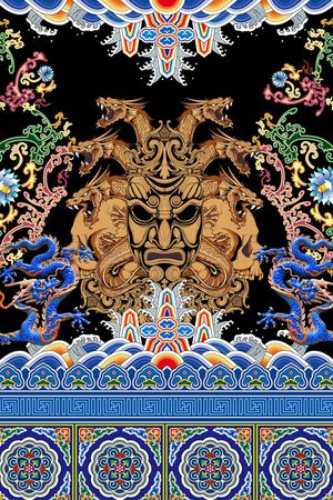 定位中国风印花华亿平台图片