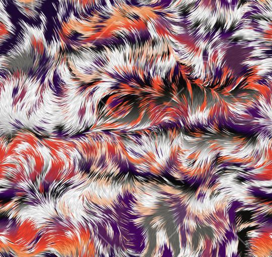 豹纹印花华亿平台图片