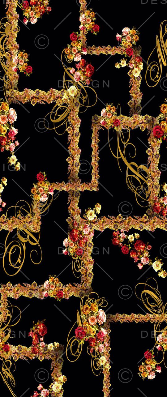 欧式宫廷风印花华亿平台图片