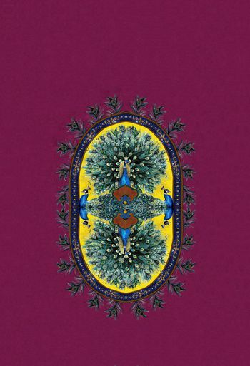 中国风印花华亿平台图片