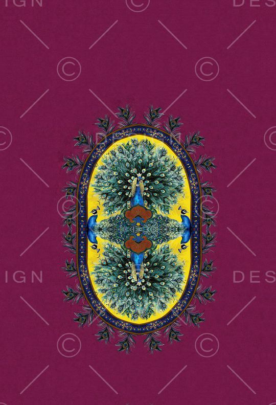 中国风印花华亿平台图片