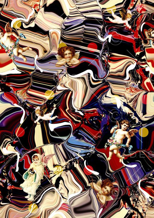 复古印花华亿平台图片