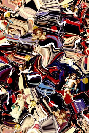 复古印花华亿平台图片