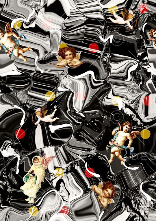 复古印花华亿平台图片