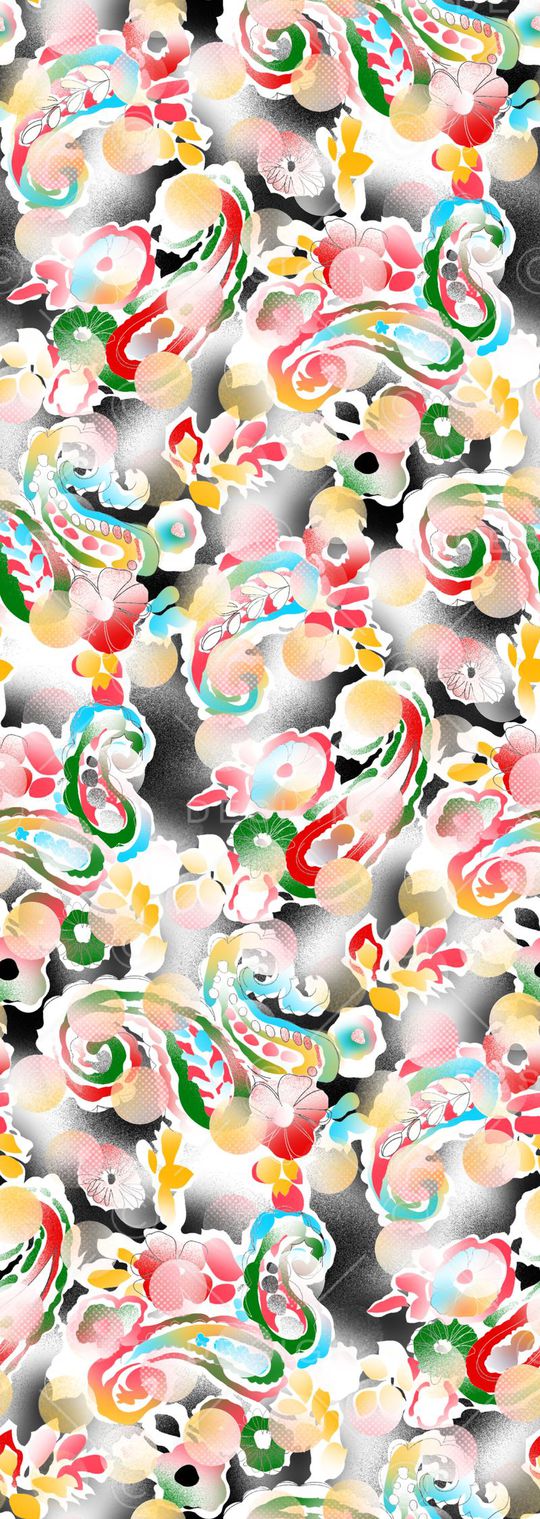 抽象印花华亿平台图片