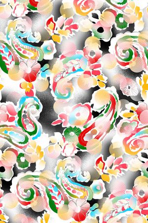 抽象印花华亿平台图片