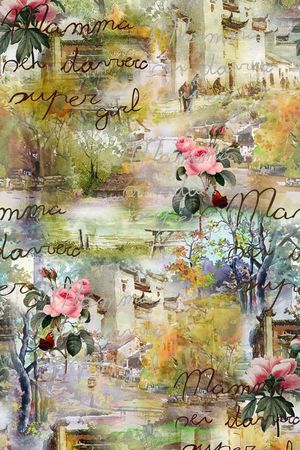 风景印花华亿平台图片