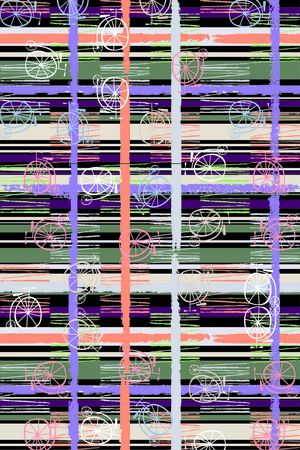 几何风格印花华亿平台图片