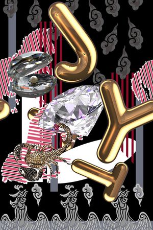 奢靡印花华亿平台图片