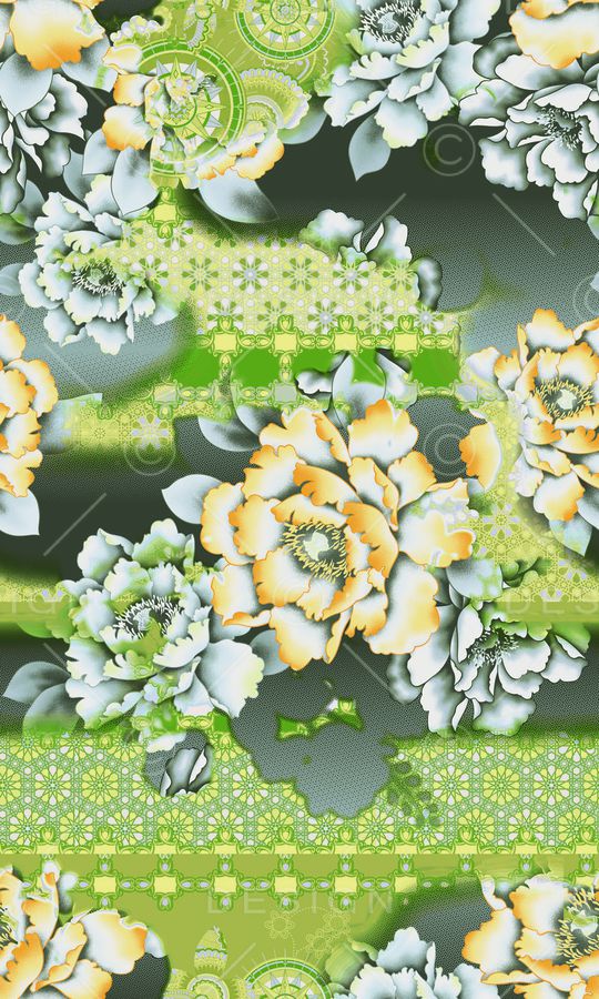 复古印花华亿平台图片