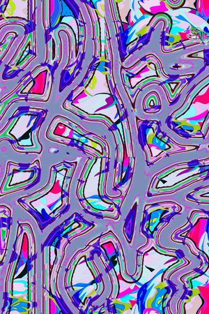 抽象印花华亿平台图片