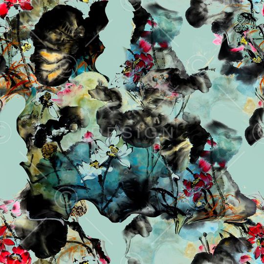 潮流华亿平台印花华亿平台图片