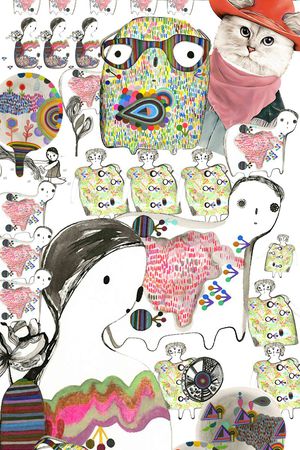 潮流时尚印花华亿平台图片