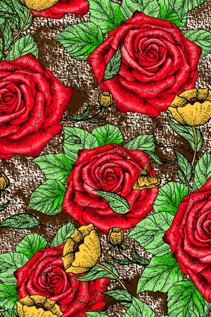 大红花印花华亿平台图片