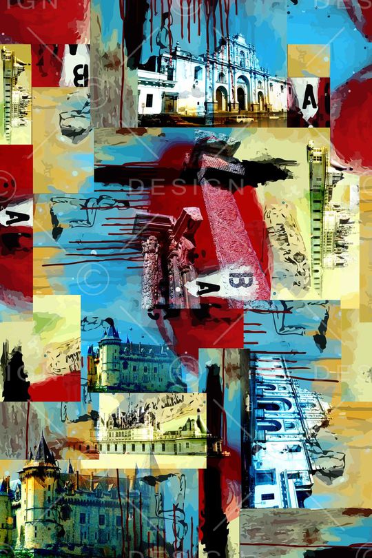 拼图印花华亿平台图片