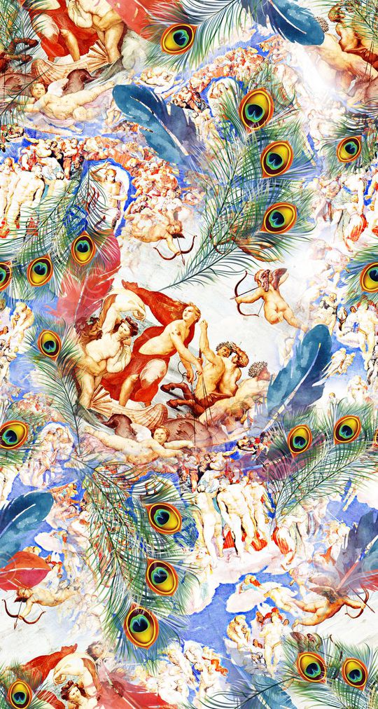 欧式印花华亿平台图片