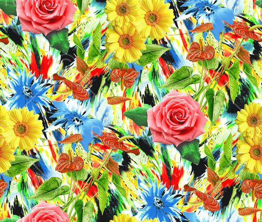 玫瑰印花华亿平台图片