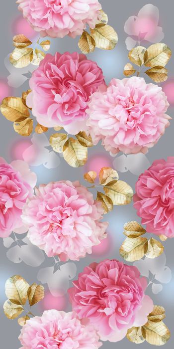 460920-时尚  花卉 玫瑰 叶子   数码