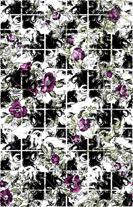 抽象印花华亿平台图片