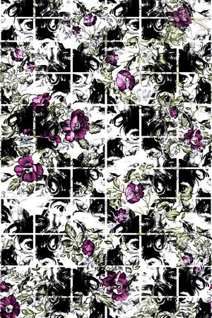 抽象印花华亿平台图片