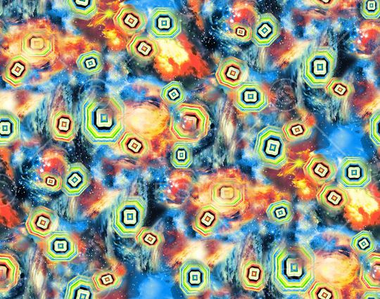 菱形格印花华亿平台图片