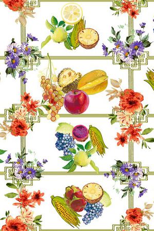 清新印花华亿平台图片