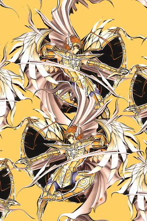 复古印花华亿平台图片