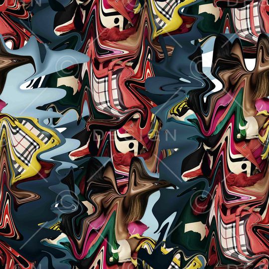 复古印花华亿平台图片