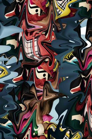 复古印花华亿平台图片