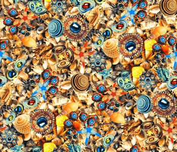 海底世界印花华亿平台图片