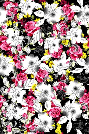 花瓣印花华亿平台图片