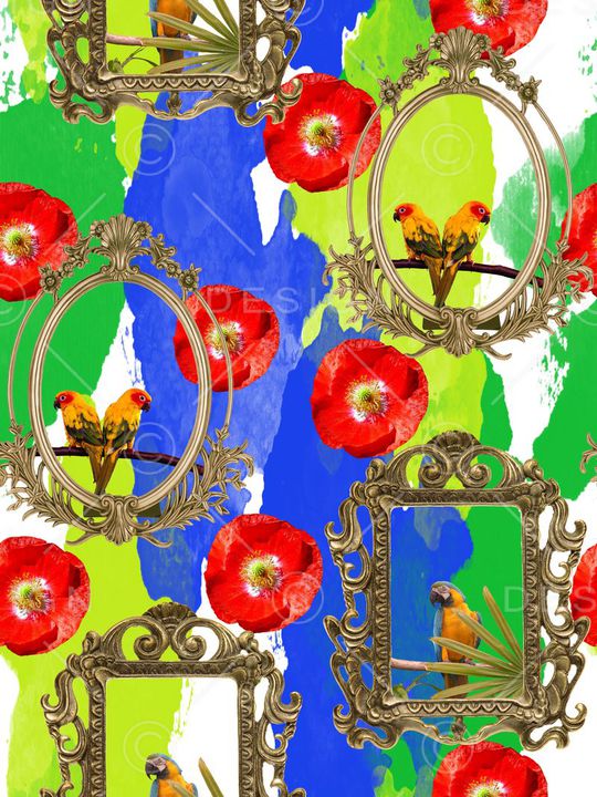 写意印花华亿平台图片