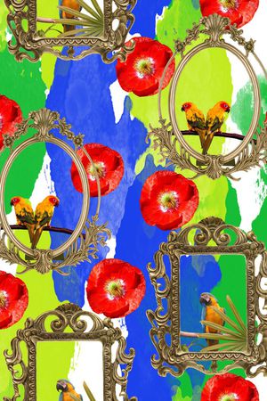 写意印花华亿平台图片