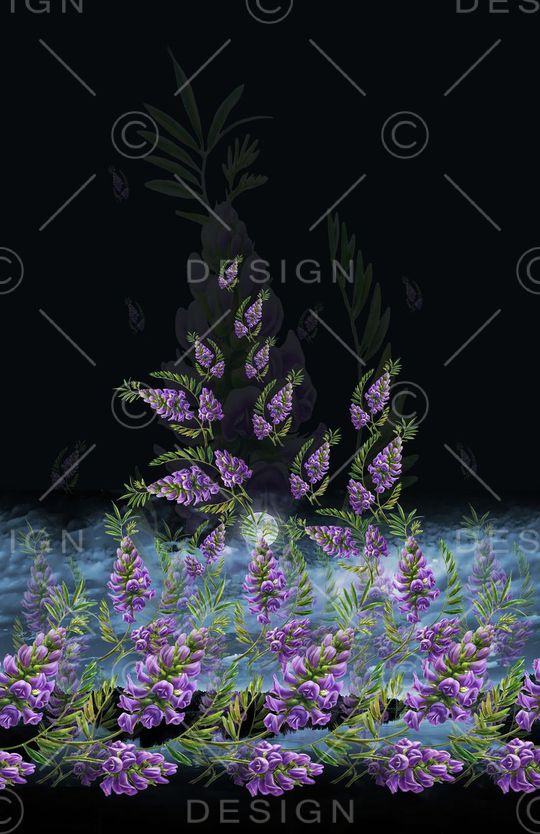 紫色印花华亿平台图片