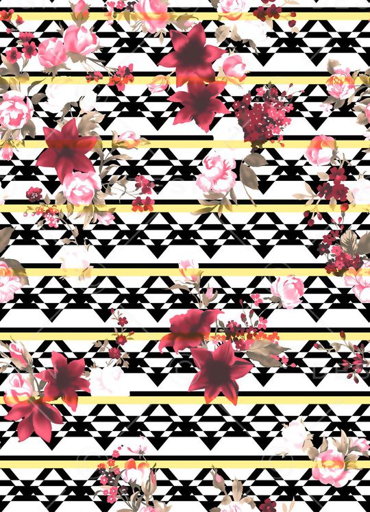 复古 浪漫 混搭印花华亿平台图片