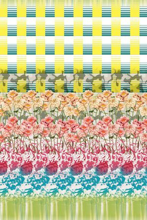 浪漫 田园 混搭印花华亿平台图片