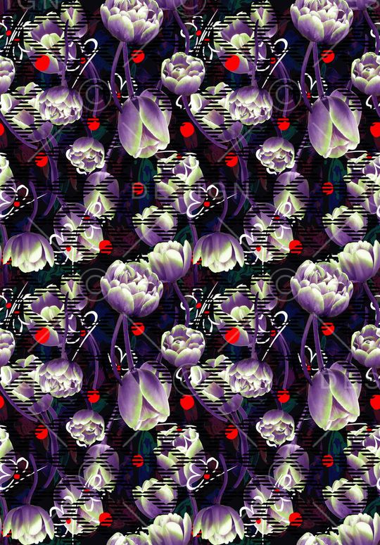 神秘 迷幻 浪漫印花华亿平台图片