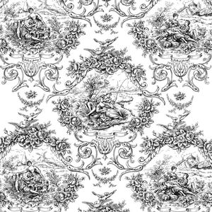 欧式田园印花华亿平台图片