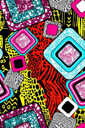 豹纹印花华亿平台图片