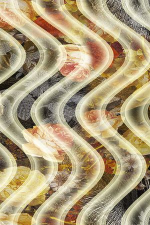 创意波纹印花华亿平台图片