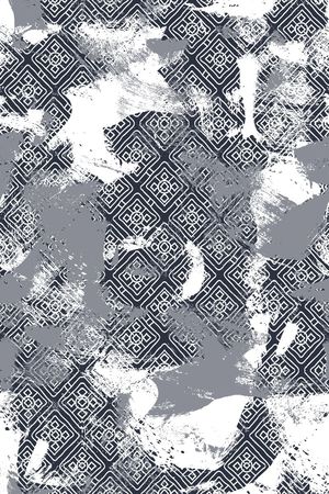 抽象印花华亿平台图片