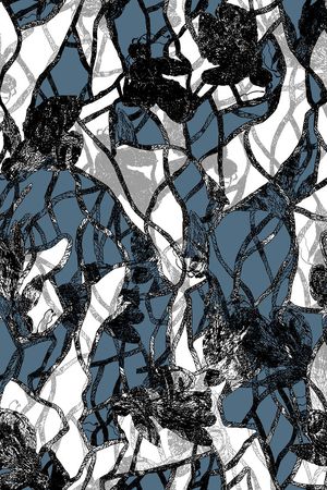 抽象印花华亿平台图片