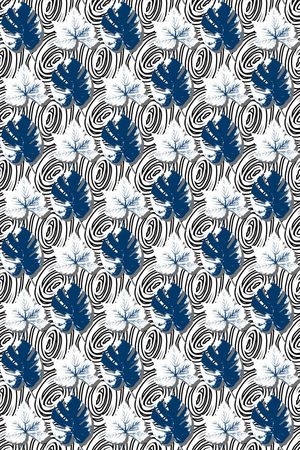 树叶印花华亿平台图片