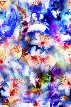 水彩印花华亿平台图片