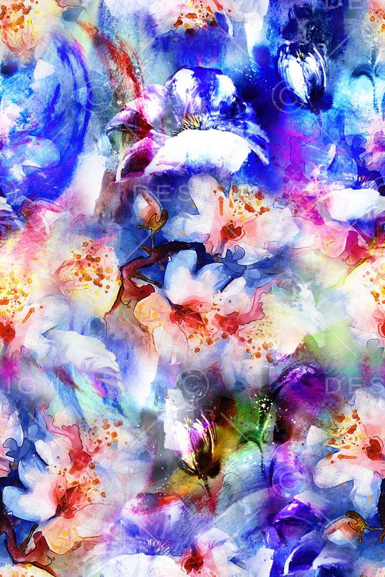 水彩印花华亿平台图片