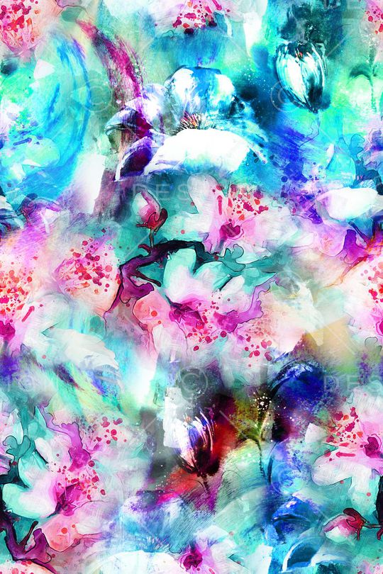 水彩印花华亿平台图片